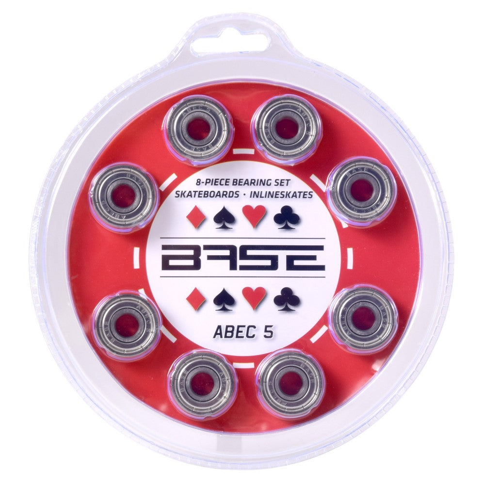 BASE Kugellager ABEC 5 - 8er Blister Pack für Inliner